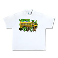 White Loads of luck School bus Urban Heavy Tee - CowGirlArtShop