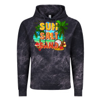 Cloud Black Sun salt sand Vintage Hoodie - FaDigitalArtStudio