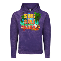 Cloud Purple Sun salt sand Vintage Hoodie - FaDigitalArtStudio