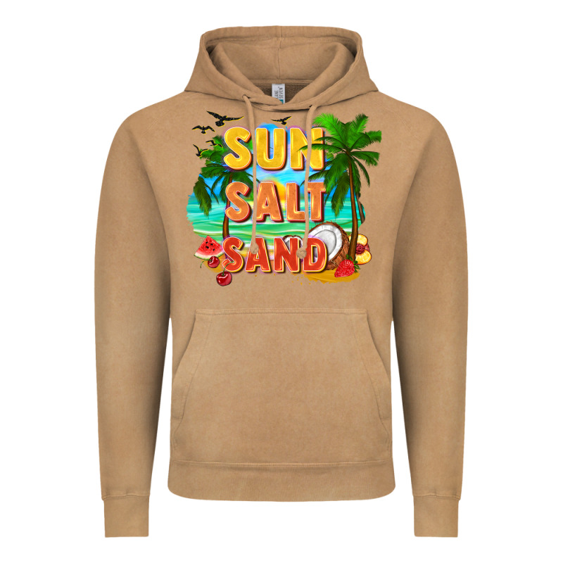 Sun Salt Sand Vintage Hoodie by FaDigitalArtStudio | Teevron