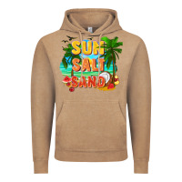 Vintage Coffee Sun salt sand Vintage Hoodie - FaDigitalArtStudio