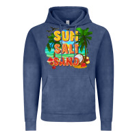 Vintage Denim Sun salt sand Vintage Hoodie - FaDigitalArtStudio