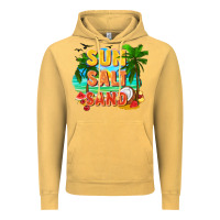 Vintage Mustard Sun salt sand Vintage Hoodie - FaDigitalArtStudio