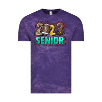 Cloud Purple 2023 senior football Vintage Tee - HowdyJamesFarm