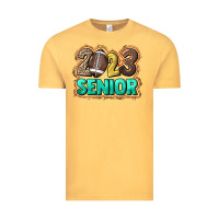 Vintage Mustard 2023 senior football Vintage Tee - HowdyJamesFarm