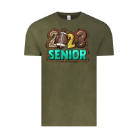 Vintage Olive 2023 senior football Vintage Tee - HowdyJamesFarm