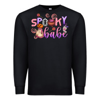 Black spooky babe Premium Sweatshirt - AdoDesignShop