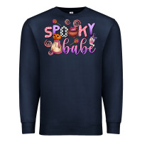Navy spooky babe Premium Sweatshirt - AdoDesignShop