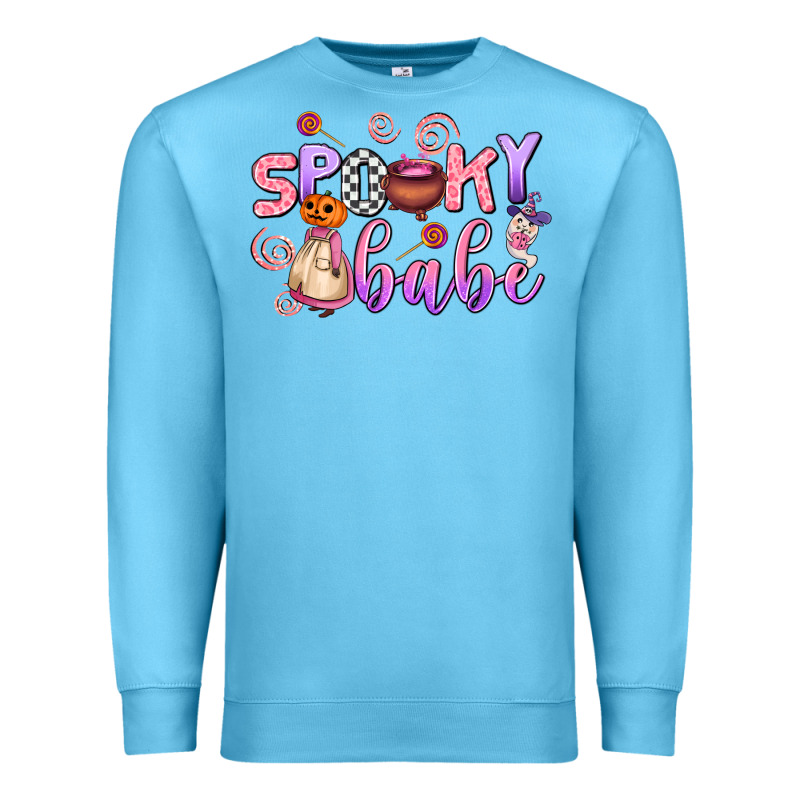 Spooky Babe Premium Sweatshirt by AdoDesignShop | Teevron