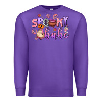 Purple spooky babe Premium Sweatshirt - AdoDesignShop