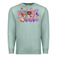 Seafoam spooky babe Premium Sweatshirt - AdoDesignShop