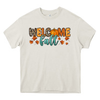 Cream Welcome Fall Heavy Core Tee - RanaPortraitStore