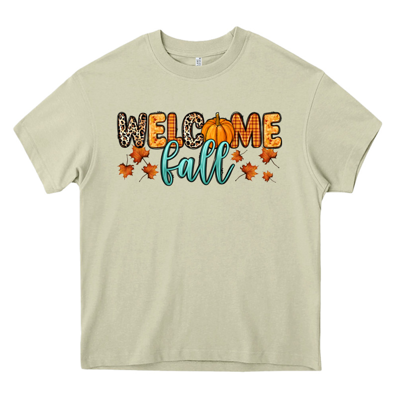 Welcome Fall Heavy Core Tee by RanaPortraitStore | Teevron
