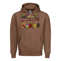 Chestnut one spook tacular teacher Zipper Hoodie - BarkalooDesign