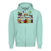 One Spook Tacular Teacher Zipper Hoodie | Teevron