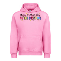 Fuchsia Pink happy mother's to the best mom Urban Hoodie - JahusDesignShop