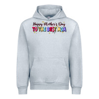 Heather Grey happy mother's to the best mom Urban Hoodie - JahusDesignShop