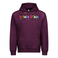 Mauve Wine happy mother's to the best mom Urban Hoodie - JahusDesignShop