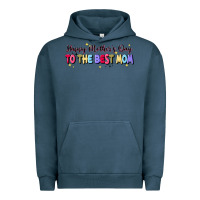 Pigment Midnight Navy happy mother's to the best mom Urban Hoodie - JahusDesignShop