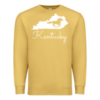 Antique Gold Kentucky Horse Map State , best gift, costume, halloween, xmas, christ Premium Sweatshirt - maiPhamDesign