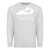 Dove Grey Kentucky Horse Map State , best gift, costume, halloween, xmas, christ Premium Sweatshirt - maiPhamDesign