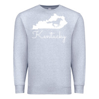 Heather Grey Kentucky Horse Map State , best gift, costume, halloween, xmas, christ Premium Sweatshirt - maiPhamDesign