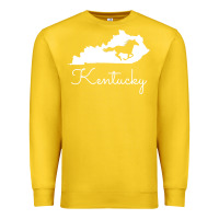 Lemon Kentucky Horse Map State , best gift, costume, halloween, xmas, christ Premium Sweatshirt - maiPhamDesign