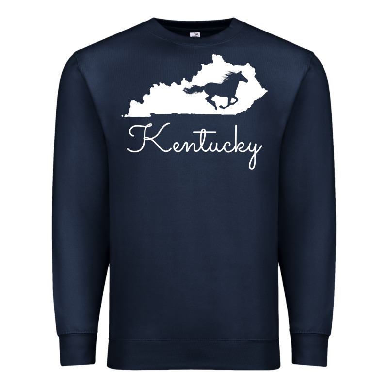 Kentucky Horse Map State , Best Gift, Costume, Halloween, Xmas, Christ Premium Sweatshirt by maiPhamDesign | Teevron