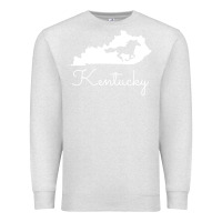Oatmeal Heather Kentucky Horse Map State , best gift, costume, halloween, xmas, christ Premium Sweatshirt - maiPhamDesign