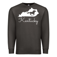 Smoke Kentucky Horse Map State , best gift, costume, halloween, xmas, christ Premium Sweatshirt - maiPhamDesign