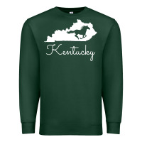 Sports Green Kentucky Horse Map State , best gift, costume, halloween, xmas, christ Premium Sweatshirt - maiPhamDesign