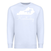 White Kentucky Horse Map State , best gift, costume, halloween, xmas, christ Premium Sweatshirt - maiPhamDesign