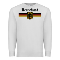 Dove Grey DEUTSCHLAND Germany Flag Coat of Arms Eagle Banner Vintage , best gift Premium Sweatshirt - maiPhamDesign