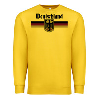 Lemon DEUTSCHLAND Germany Flag Coat of Arms Eagle Banner Vintage , best gift Premium Sweatshirt - maiPhamDesign