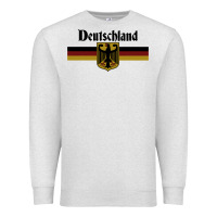 Oatmeal Heather DEUTSCHLAND Germany Flag Coat of Arms Eagle Banner Vintage , best gift Premium Sweatshirt - maiPhamDesign