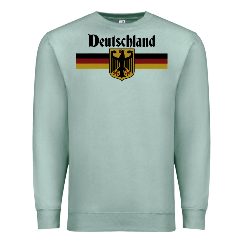 Deutschland Germany Flag Coat Of Arms Eagle Banner Vintage , Best Gift Premium Sweatshirt by maiPhamDesign | Teevron