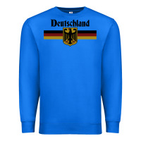True Royal DEUTSCHLAND Germany Flag Coat of Arms Eagle Banner Vintage , best gift Premium Sweatshirt - maiPhamDesign