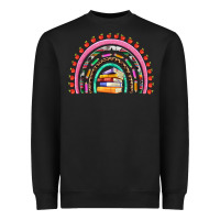Black teacher pen apple books rainbow Heavyweight Sweatshirt - Artiststas