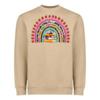 Mushroom teacher pen apple books rainbow Heavyweight Sweatshirt - Artiststas