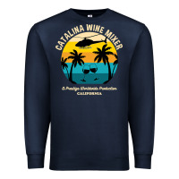 Navy Catalina mixer wine , best gift, costume, halloween, xmas, christmas,  Premium Sweatshirt - maiPhamDesign