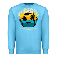 Ocean Blue Catalina mixer wine , best gift, costume, halloween, xmas, christmas,  Premium Sweatshirt - maiPhamDesign
