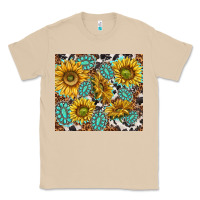 Mushroom turquoise sunflowers with gemstones Classic Tee - TumblerDesignByShophia
