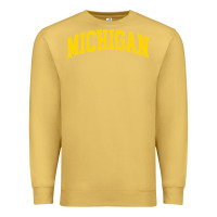 Antique Gold Michigan - Throwback Design - Classic , best gift, costume, halloween, Premium Sweatshirt - maiPhamDesign