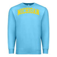 Ocean Blue Michigan - Throwback Design - Classic , best gift, costume, halloween, Premium Sweatshirt - maiPhamDesign