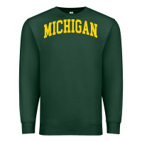Sports Green Michigan - Throwback Design - Classic , best gift, costume, halloween, Premium Sweatshirt - maiPhamDesign