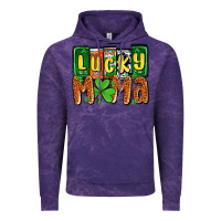 Cloud Purple St. Patrick's lucky mama Vintage Hoodie - OliviaCreatesArt