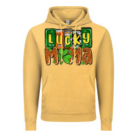 Vintage Mustard St. Patrick's lucky mama Vintage Hoodie - OliviaCreatesArt