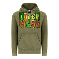 Vintage Olive St. Patrick's lucky mama Vintage Hoodie - OliviaCreatesArt