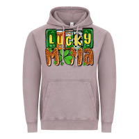 Vintage Zinc St. Patrick's lucky mama Vintage Hoodie - OliviaCreatesArt