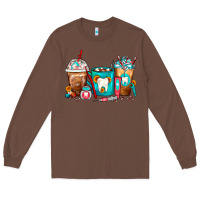 Chestnut Dentist Coffee Cups Long Sleeve Tee - FaDigitalArtStudio